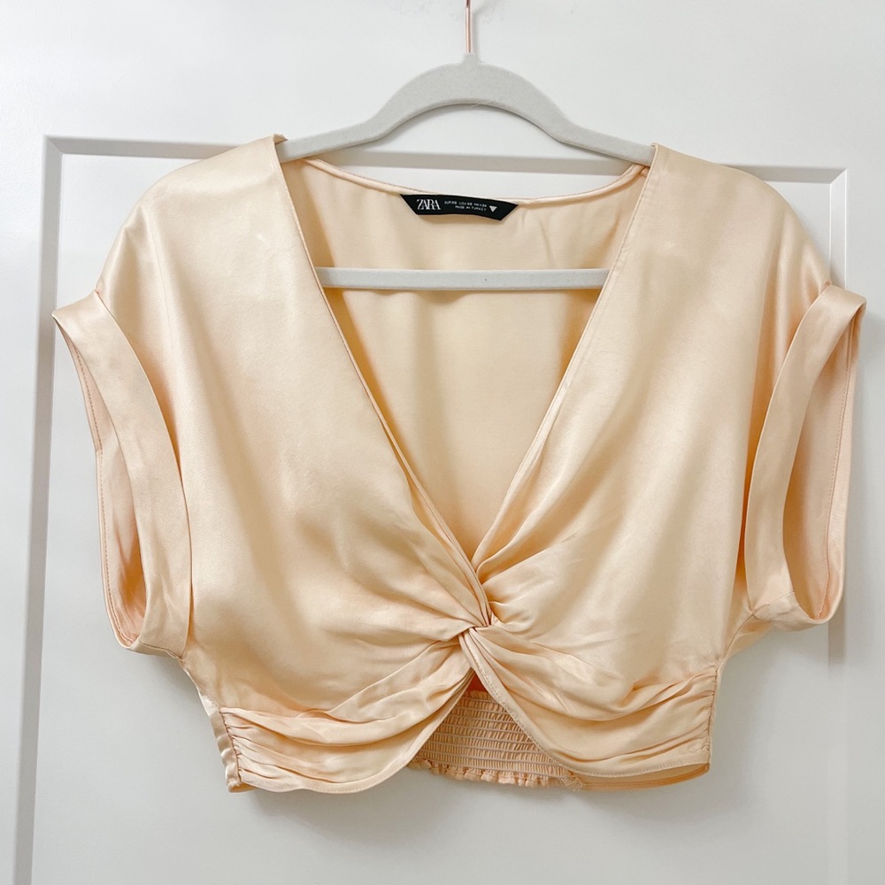 Zara Satin Top